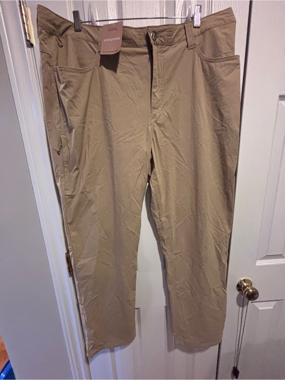 Patagonia Khaki Lightweight Travel Chinos